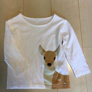 ムジルシリョウヒン(MUJI (無印良品))の１００cm☆無印シカ長Ｔ(Tシャツ/カットソー)