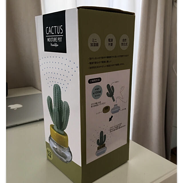 CACTUS(カクタス)の【未使用・未開封】加湿器サボテン スマホ/家電/カメラの生活家電(加湿器/除湿機)の商品写真