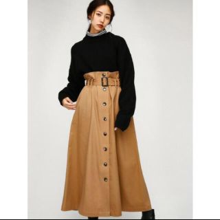 マウジー(moussy)のmoussy FRONT BUTTON LONG SKIRT (ロングスカート)