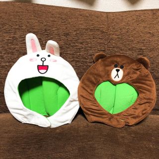 ★値下げ★LINE コニー ブラウン ぬいかぶり(ぬいぐるみ)