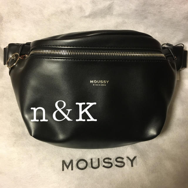 斜めがけバッグ即完売品★MOUSSY waist&shoulder BAG☆ボディーバッグ