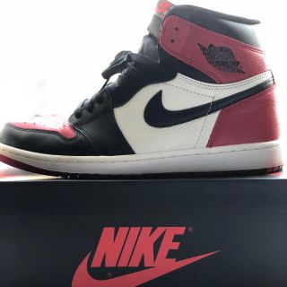 ナイキ(NIKE)のこれが最安値です いますぐ購入お願いしますairjordan1bredtoe(スニーカー)