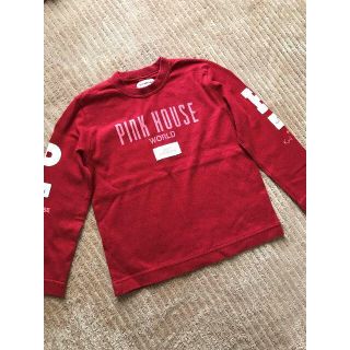 ピンクハウス(PINK HOUSE)のベビーピンクハウス☆ロゴ入りロンT☆M（100）(Tシャツ/カットソー)