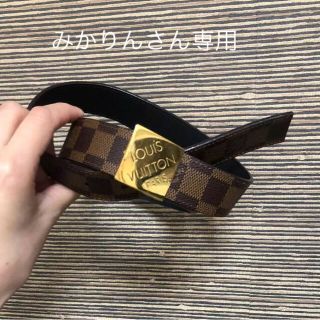 ルイヴィトン(LOUIS VUITTON)のルイヴィトン  ダミエ レディース ベルト(ベルト)