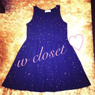 ダブルクローゼット(w closet)の3連休限定価格!ワンピ♡w closet(ミニワンピース)