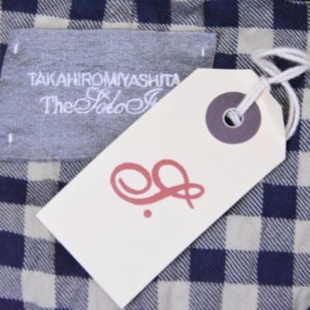 新品　タカヒロ ミヤシタザソロイスト　13SS　切替ギンガムチェックTシャツ メンズのトップス(Tシャツ/カットソー(半袖/袖なし))の商品写真
