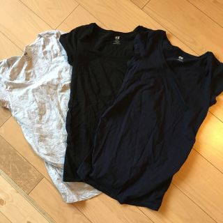 エイチアンドエム(H&M)のマタニティTシャツH&M3枚セット(マタニティトップス)