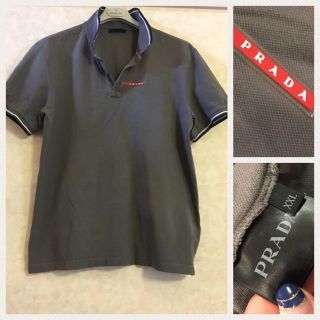 プラダ(PRADA)のプラダスポーツ ポロシャツ PRADA メンズ ポロシャツ 正規品 XXL(ポロシャツ)