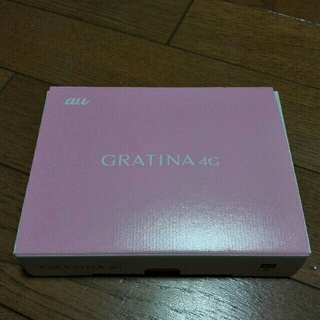 エーユー(au)のau GRATINA 4G KYOCERA 京セラ 色:Pink (携帯電話本体)