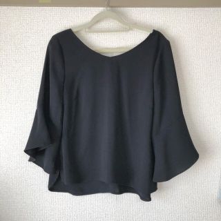 ジャスグリッティー(JUSGLITTY)の【美品】ジャスグリッティー パックチェーン フレアスリーブブラウス★(シャツ/ブラウス(長袖/七分))