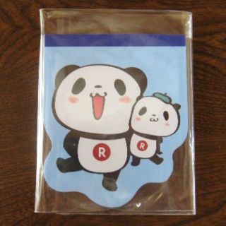 ラクテン(Rakuten)の楽天　お買い物パンダ　メモ帳　新品未使用(ノート/メモ帳/ふせん)