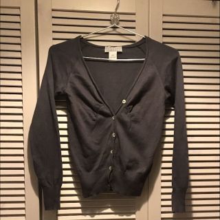 バーニーズニューヨーク(BARNEYS NEW YORK)の中古 Barneys NY トップス スモーキーグレー(カーディガン)