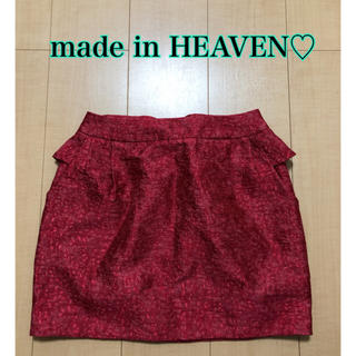 メイドインヘブン(made in HEAVEN)の送料無料♡made in HEAVEN スカート 美品♡(ミニスカート)