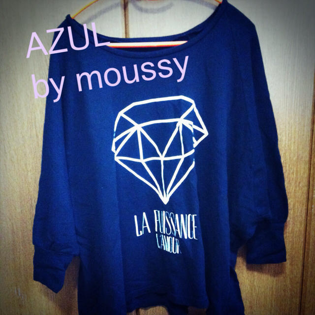 AZUL by moussy(アズールバイマウジー)のAZUL ドルマン型カットソー レディースのトップス(カットソー(長袖/七分))の商品写真