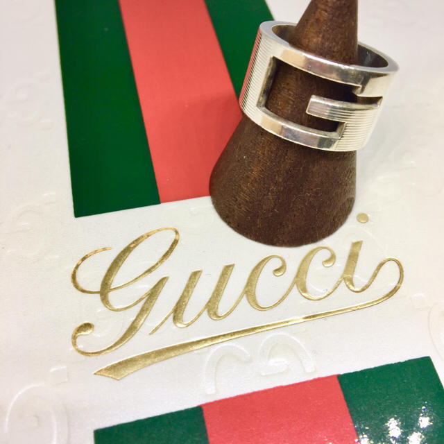 Gucci(グッチ)の磨き済み！ GUCCI ブランデット カットアウトG リング 日本規格14号 メンズのアクセサリー(リング(指輪))の商品写真