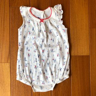 プチバトー(PETIT BATEAU)の🌟hika様専用🌟プチバトー/半袖ロンパース/3M/60cm(ロンパース)