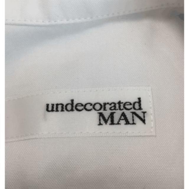 undecorated MAN(アンデコレイテッドマン)のアンデコレイテッド マン(UNDECORATED MAN)　半袖　美品 メンズのトップス(シャツ)の商品写真