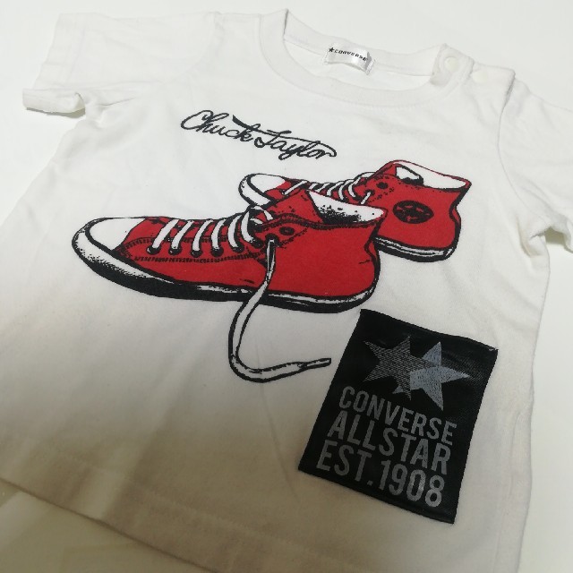 CONVERSE(コンバース)のベビーTシャツ 80 キッズ/ベビー/マタニティのベビー服(~85cm)(Ｔシャツ)の商品写真