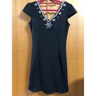 デイジーストア(dazzy store)の✴︎値下げ✴︎ ミニワンピース ビジュー付き(ミニワンピース)