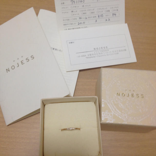 NOJESS(ノジェス)の土日限定セールNOJESSダイヤリング♡ レディースのアクセサリー(リング(指輪))の商品写真