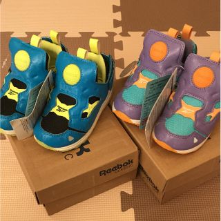 リーボック(Reebok)のみーちゃん様専用 Reebok ポンプフューリー 2足セット キッズ 子供用(スニーカー)