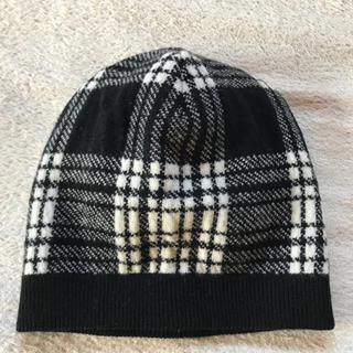 モンクレール(MONCLER)のモンクレール ガムブルー ニット帽 カシミア100％ フリーサイズ(ニット帽/ビーニー)