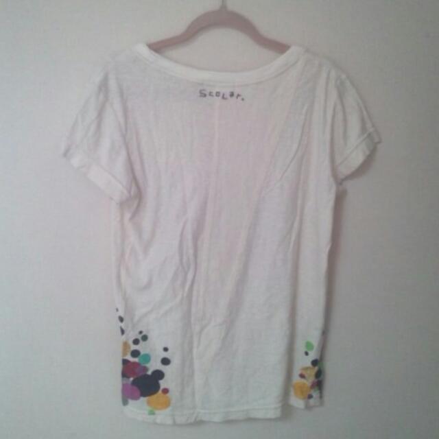 ScoLar(スカラー)のラメ入りTシャツ レディースのトップス(Tシャツ(半袖/袖なし))の商品写真