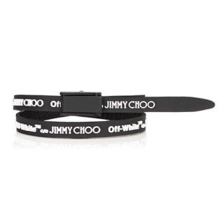 JIMMY CHOO OFF-WHITEブレスレット ブラック