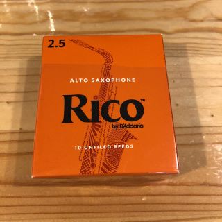 リコ(RICO)のアルトサックス リード Rico2.5 8枚(サックス)