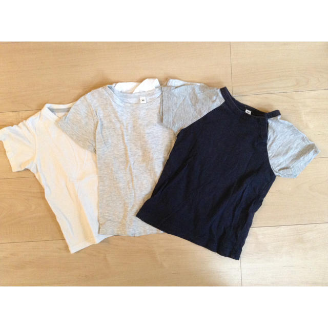 MUJI (無印良品)(ムジルシリョウヒン)の男の子 90サイズTシャツ6枚セット キッズ/ベビー/マタニティのキッズ服男の子用(90cm~)(Tシャツ/カットソー)の商品写真