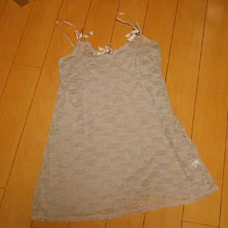 ベージュ &ピンク スリップ   size  L(その他)