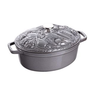 ストウブ(STAUB)の値下げ！【STAUB】ストウブ ベジタブルココット 29cm グレー(鍋/フライパン)