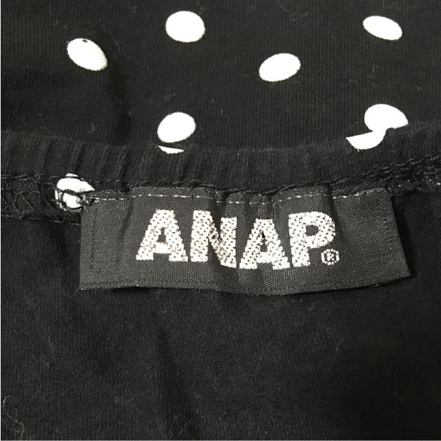 ANAP(アナップ)のANAP  ドット柄オフショルダー レディースのトップス(カットソー(半袖/袖なし))の商品写真