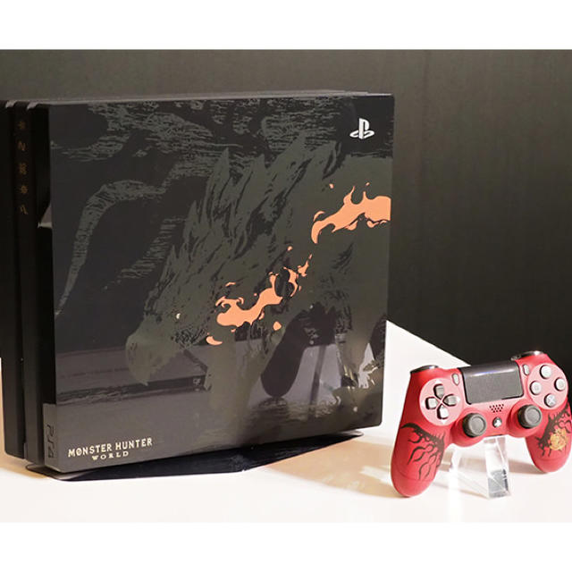 PS4 Pro 本体 モンスターハンター：ワールド リオレウスエディション