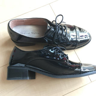 オリエンタルトラフィック(ORiental TRaffic)の美品オリエンタルトラフィック おじ靴 レースアップ オックスフォード マニッシュ(ローファー/革靴)