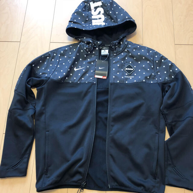 F.C.R.B.(エフシーアールビー)のブリストル 15aw ドット 水玉 ジップパーカー 新品 正規品 メンズのトップス(パーカー)の商品写真