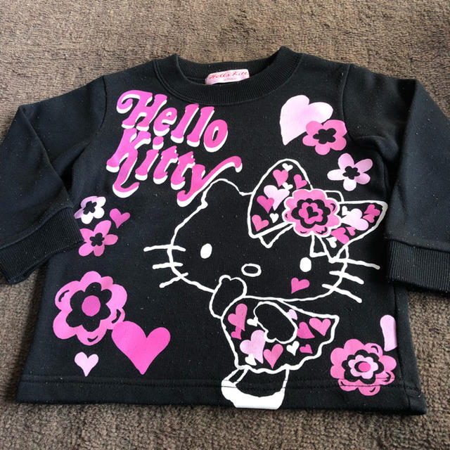 ハローキティ(ハローキティ)のHello Kitty  トレーナー キッズ/ベビー/マタニティのキッズ服女の子用(90cm~)(Tシャツ/カットソー)の商品写真