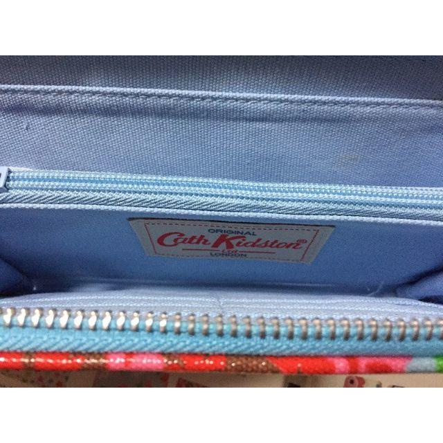 Cath Kidston(キャスキッドソン)の新品 キャスキッドソン ジップウオレット ローズマロックブルー レディースのファッション小物(財布)の商品写真