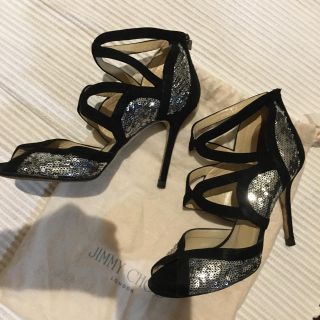 ジミーチュウ(JIMMY CHOO)の売れました！ジミーチュウ♡ヒールメンテナンス済み37.5(サンダル)