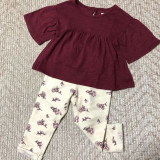 オールドネイビー(Old Navy)のOld Navy 上下セット 12-18m 80(シャツ/カットソー)