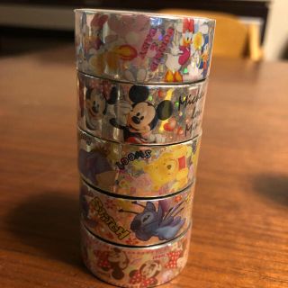 ディズニー(Disney)のディズニー5種 デコテープ(テープ/マスキングテープ)