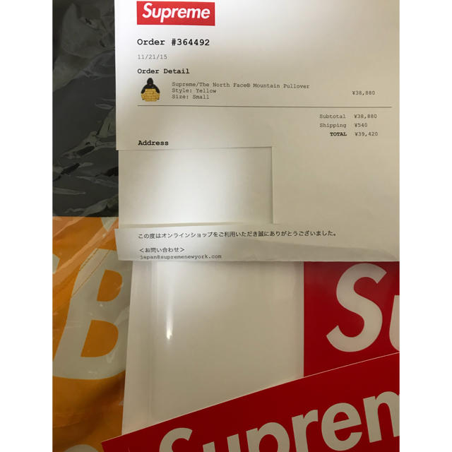 Supreme(シュプリーム)の値下げ早い者勝ち supreme NORTH mountain pullover メンズのジャケット/アウター(マウンテンパーカー)の商品写真