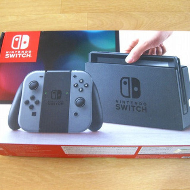 未使用 任天堂 スイッチNintendo Switch グレー 4月保証付