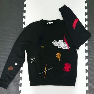 カルヴェン(CARVEN)の美品☆15AW CARVEN(カルヴェン)刺繍スウェット Sサイズ(スウェット)