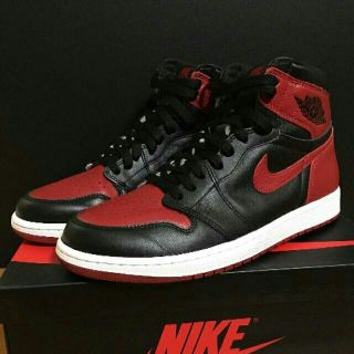 ナイキ(NIKE)のNike Air Jordan 1 Bred 27.5★ちゃんます様用(スニーカー)