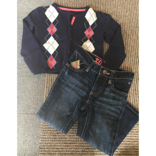 TOMMY HILFIGER(トミーヒルフィガー)の西瓜大好きさん専用☆ キッズ/ベビー/マタニティのキッズ服女の子用(90cm~)(カーディガン)の商品写真