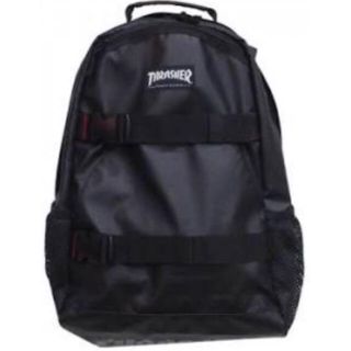 スラッシャー(THRASHER)の新品未使用正規品 THRASHER 黒 BLACK ブラック BACKPACK(リュック/バックパック)