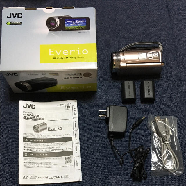 KENWOOD(ケンウッド)のEverio GZ-E290-N ビデオカメラ スマホ/家電/カメラのカメラ(ビデオカメラ)の商品写真