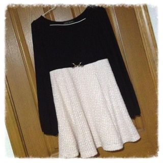 セシルマクビー(CECIL McBEE)の【SALE】セシル♡ツイードワンピ(ミニワンピース)