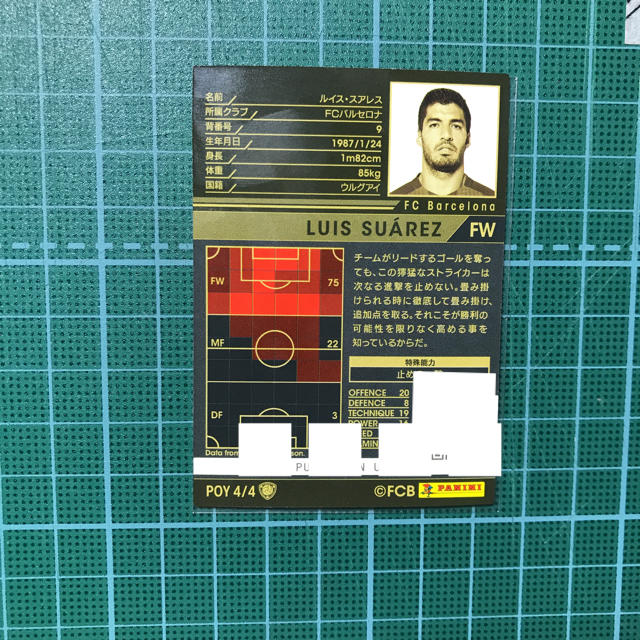 SEGA(セガ)のPOY スアレス wccf エンタメ/ホビーのトレーディングカード(シングルカード)の商品写真